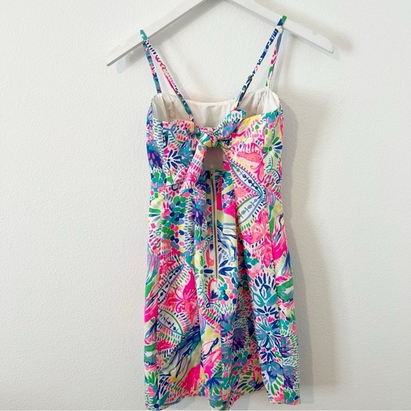 Lilly Pulitzer Shelli Shift Dress Dancing on the Deck Pink Size 00 - Picture 8 of 9